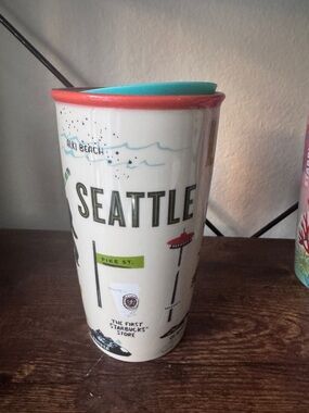 Starbucks  Seattle Ceramic Tumbler 12 oz